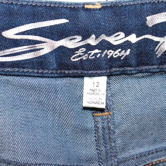 NWT Seven Limited Edition High Rise Slim Straight Leg Jeans - Picture 10 of 15